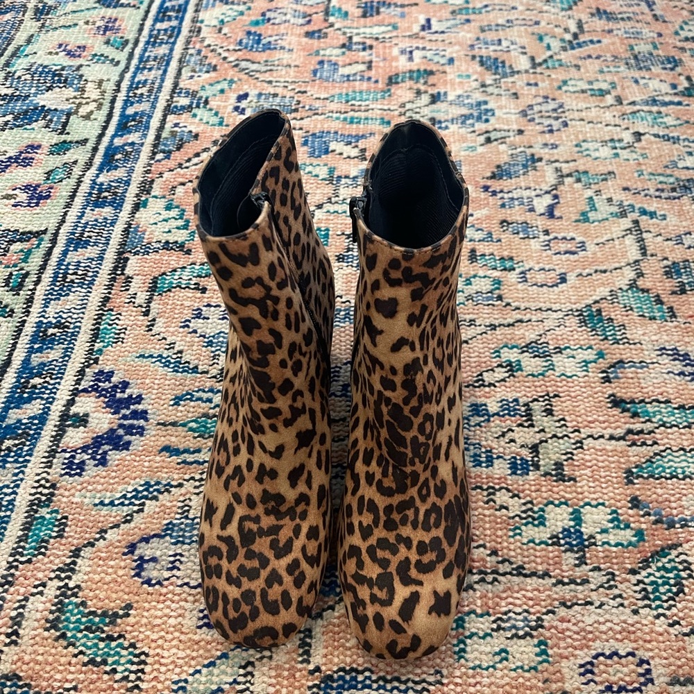 Cheetah booties
